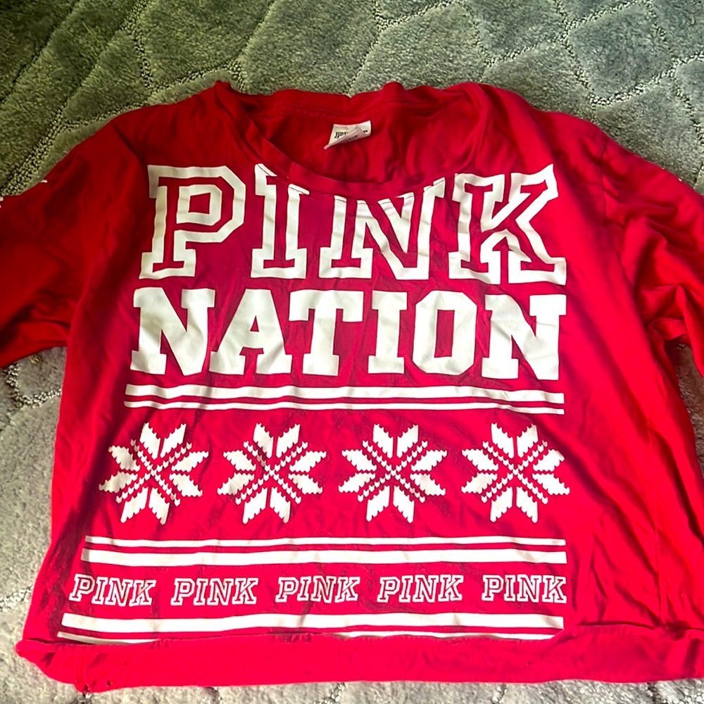 PINK Victoria’s Secret long sleeve shirt size S